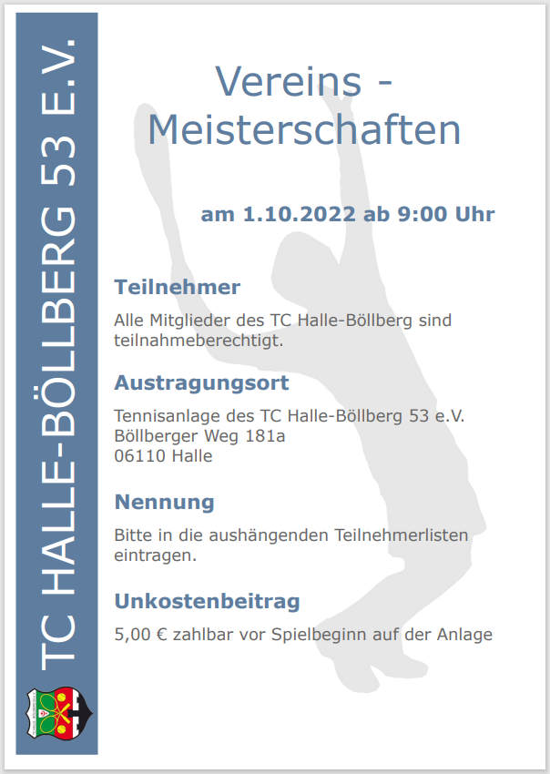 Vereinsmeisterschaften 2022